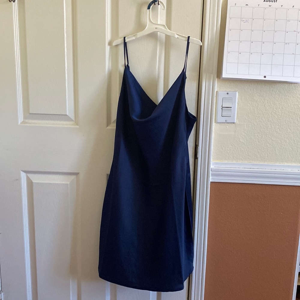 Urban outfitters - Mallory Cowl Neck Slip Dress (size L)